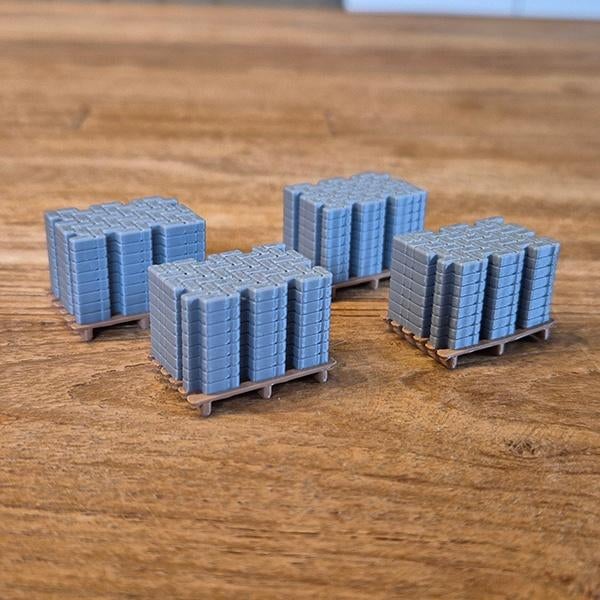 Pallet met Betonstraatstenen Machinaal Keperverband 1-50 4x, Ophalen of Verzenden, Nieuw, Bus of Vrachtwagen, Wsi