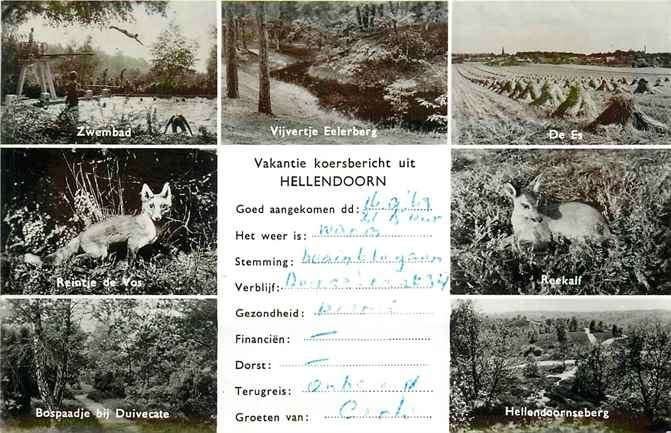 301-351-017 Hellendoorn Vakantie koersbericht, Verzenden, Voor 1920, Overijssel