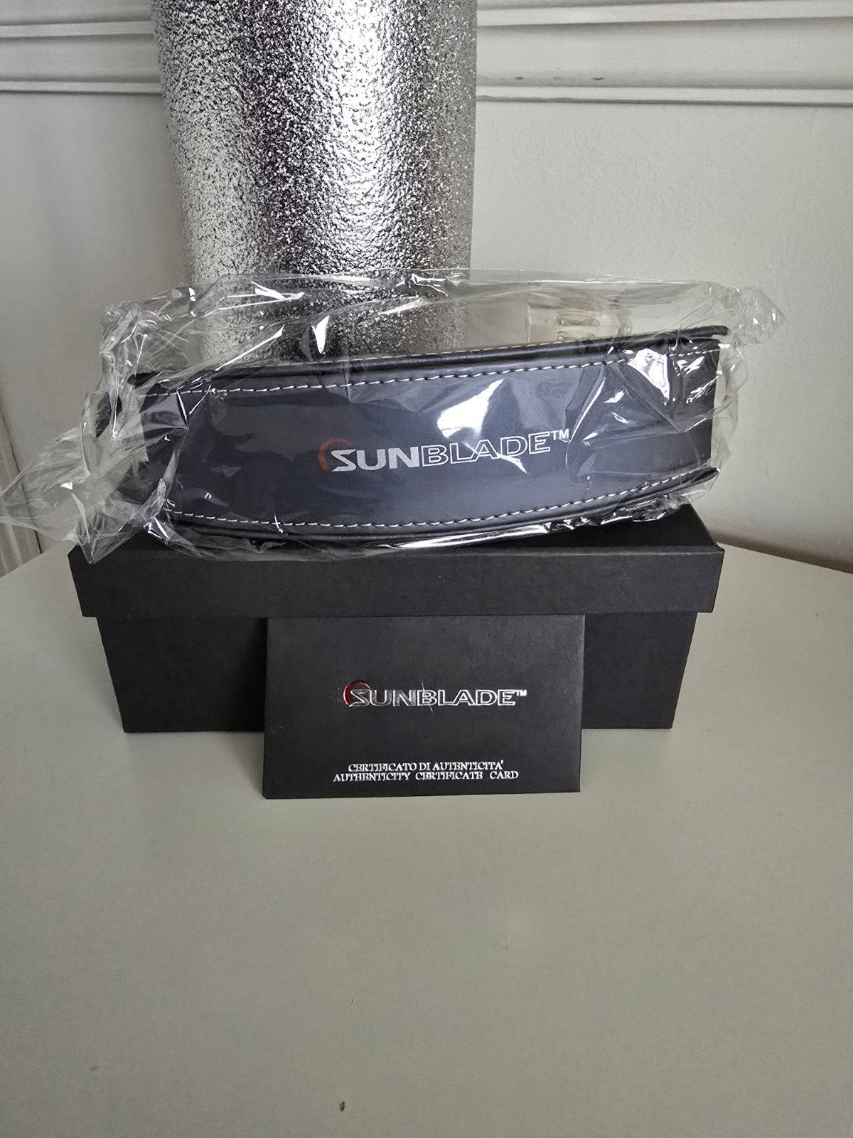 Nieuwe Sunblade Zonnebril SB-304C met etui, Overige merken, Zonnebril, Zwart, Nieuw