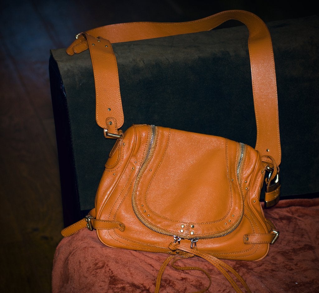 Chloé Paddington handtas in cognac leer, Ophalen of Verzenden, Gebruikt, Bruin, Handtas
