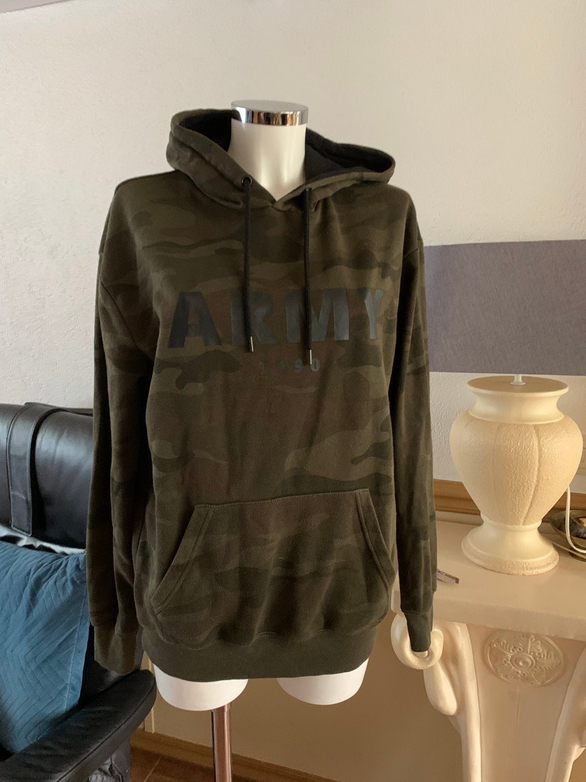 Primark Army Camo Hoodie Maat L, Ophalen of Verzenden, Zo goed als nieuw