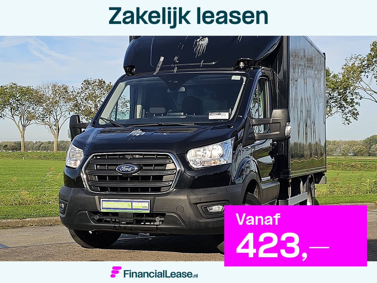 FORD TRANSIT 350 ac carplay euro6, Gebruikt, Euro 6, Zwart, Bedrijf