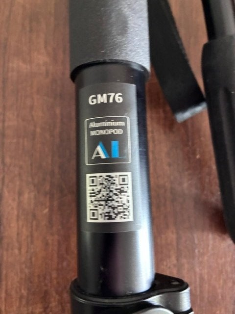 Neewer GM76 monopod statief met fluid head. In goede staat., Ophalen, Eenpoot, Snelkoppelingsplaat, 150 tot 175 cm