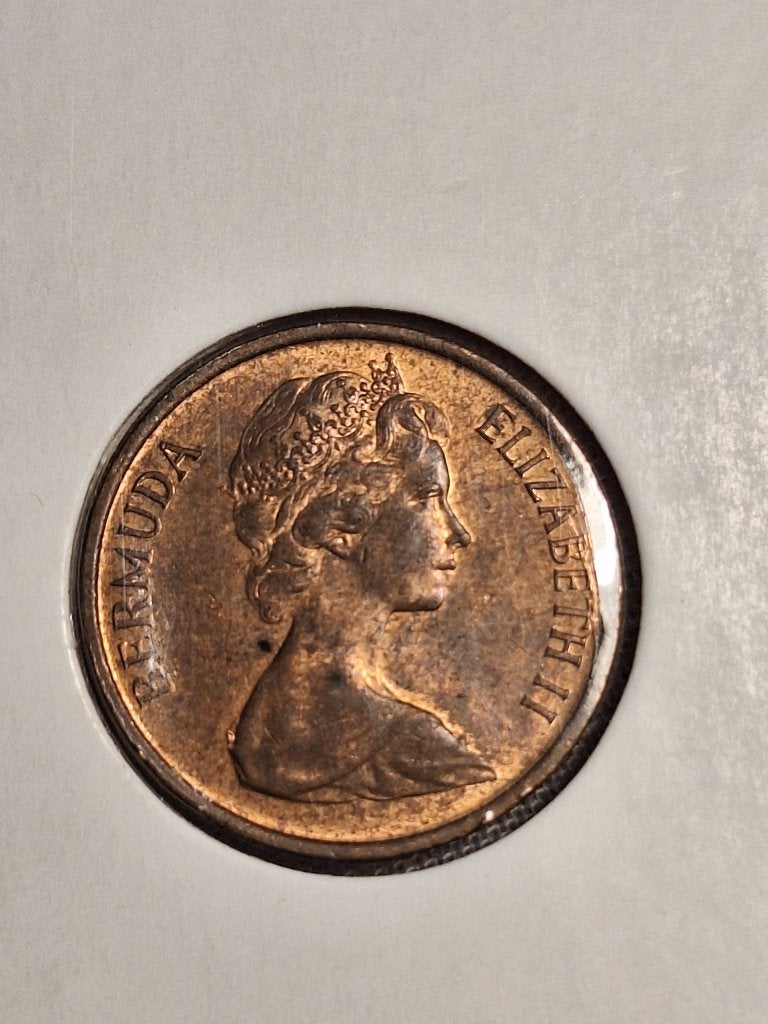 BERMUDA 1 cent munt. 1970, (#9), Ophalen of Verzenden, Noord-Amerika, Losse munt
