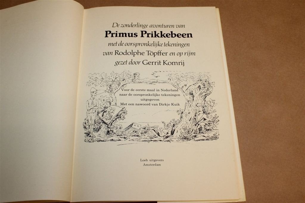 Avonturen van Primus Prikkebeen — Topffer, Strip 1984, Ophalen of Verzenden, Gelezen