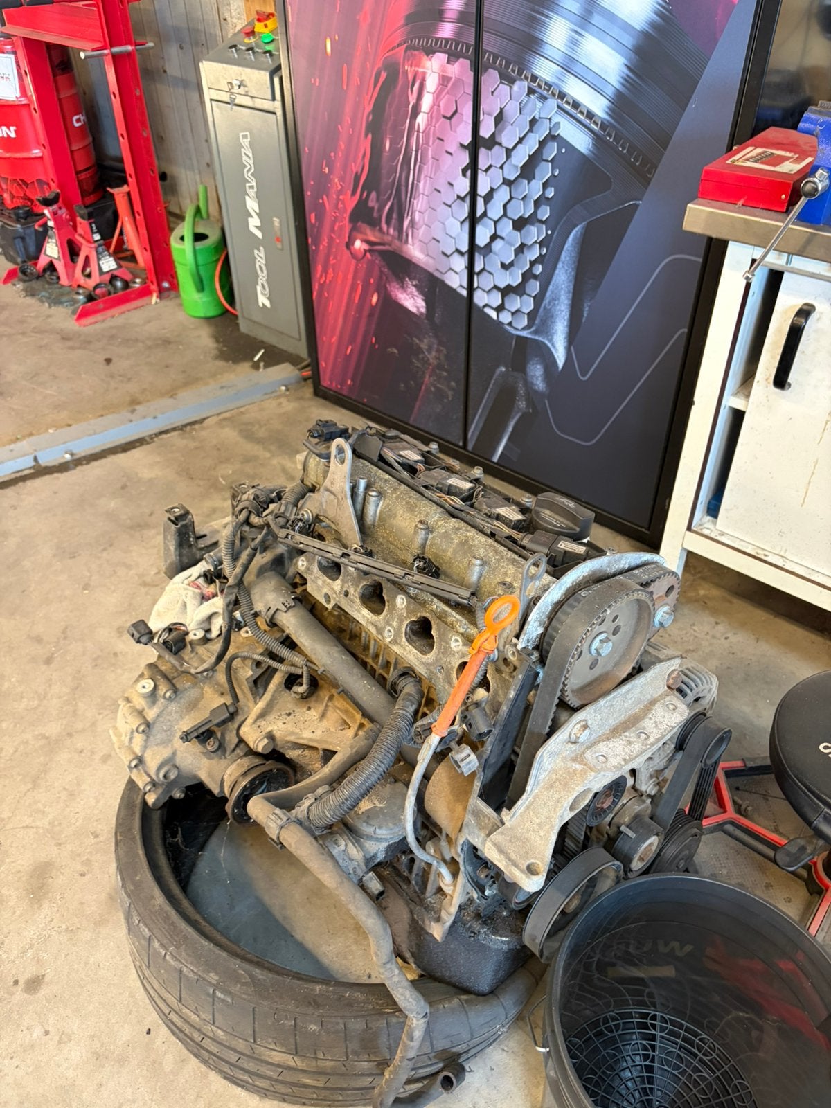 Motorblok BXW 1.4 Seat Vw Skoda 86pk, Auto-onderdelen, Ophalen, Gebruikt, Seat