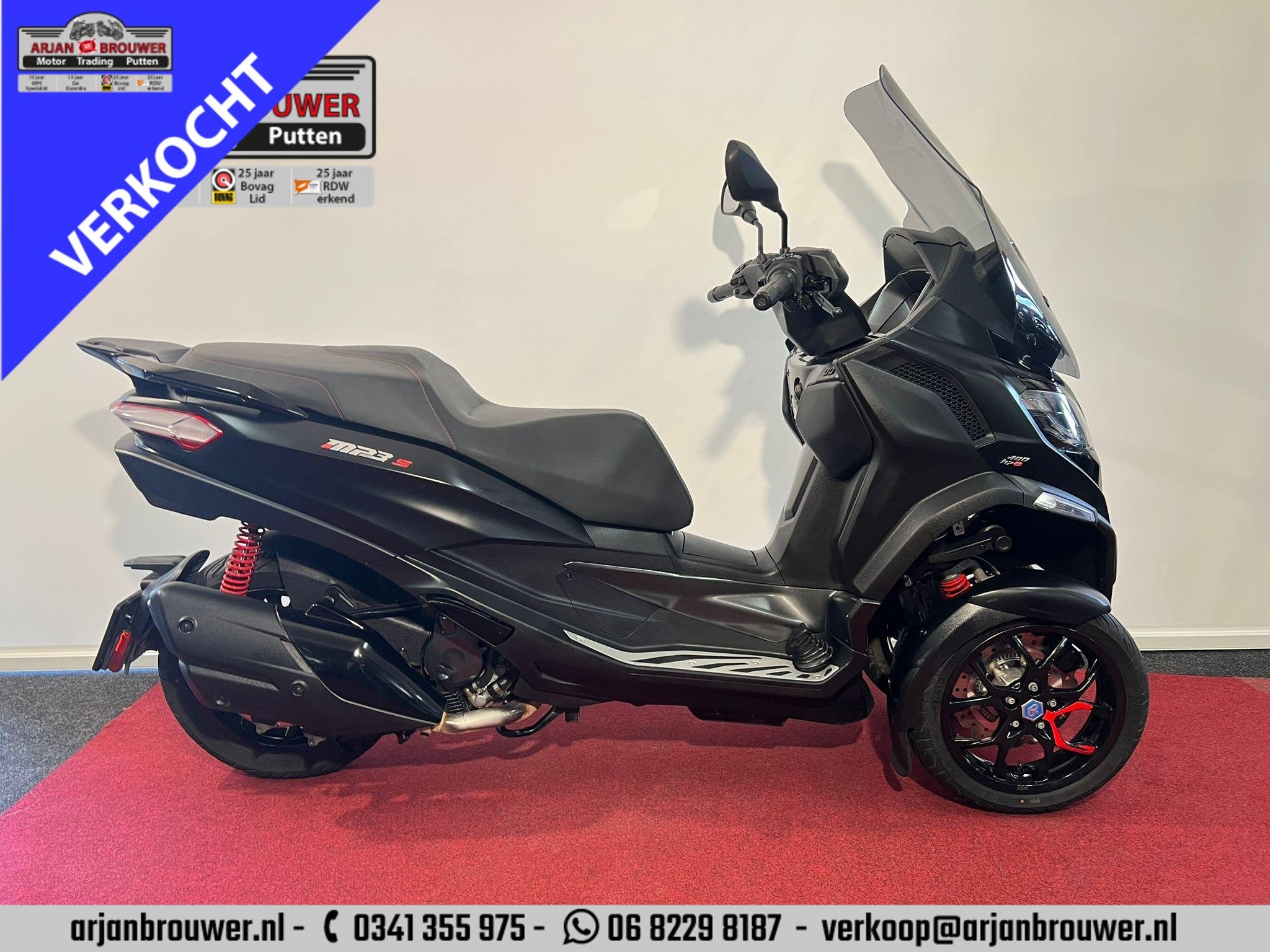 Piaggio MP3 400 HPE STE Sport ABS, Motoren, 400 cc, Scooter, Bedrijf, Piaggio Vespa B.V.