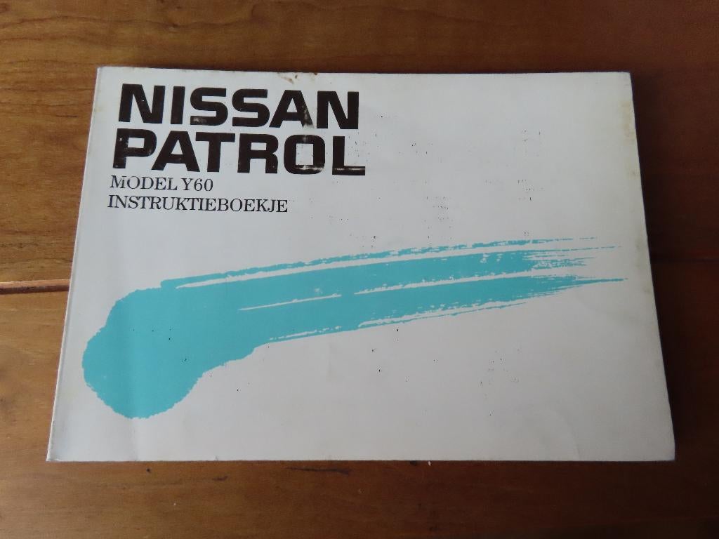 Instructieboek Nissan Patrol Y60 12-1988, Ophalen of Verzenden