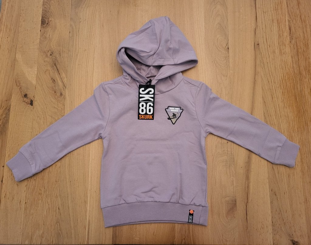 Nieuw! Skurk trui, hoodie, lila, jongen, maat 104, Skurk, Trui of Vest, Nieuw, Ophalen of Verzenden