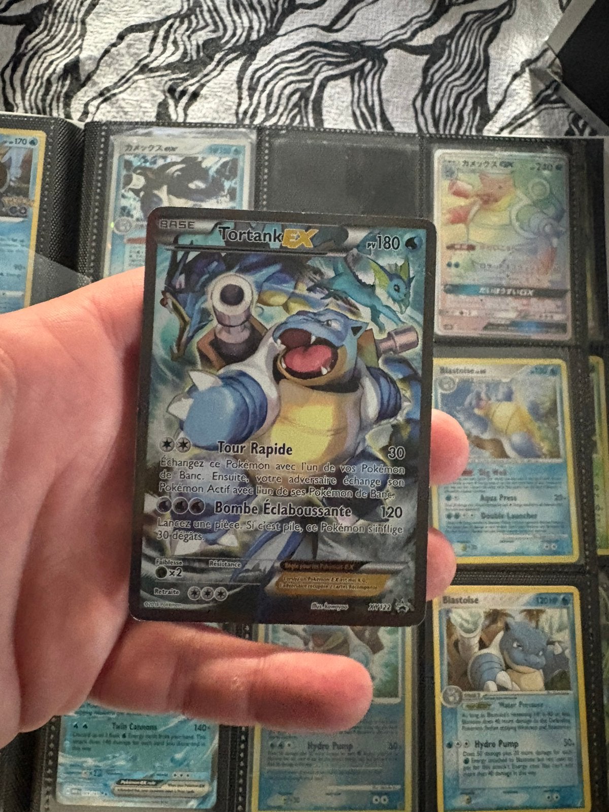 Blastoise evo promo, Ophalen of Verzenden, Zo goed als nieuw, Meerdere kaarten, Foil