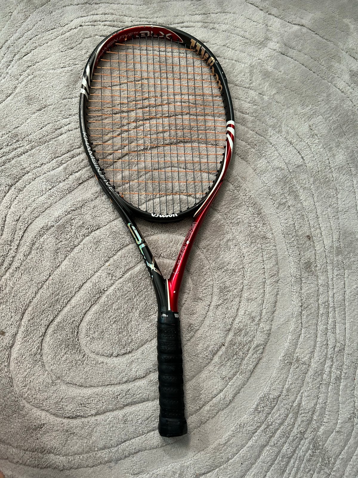 Wilson Khamsin Five tennisracket - Gebruikt, Gebruikt, Ophalen of Verzenden, Wilson, Racket