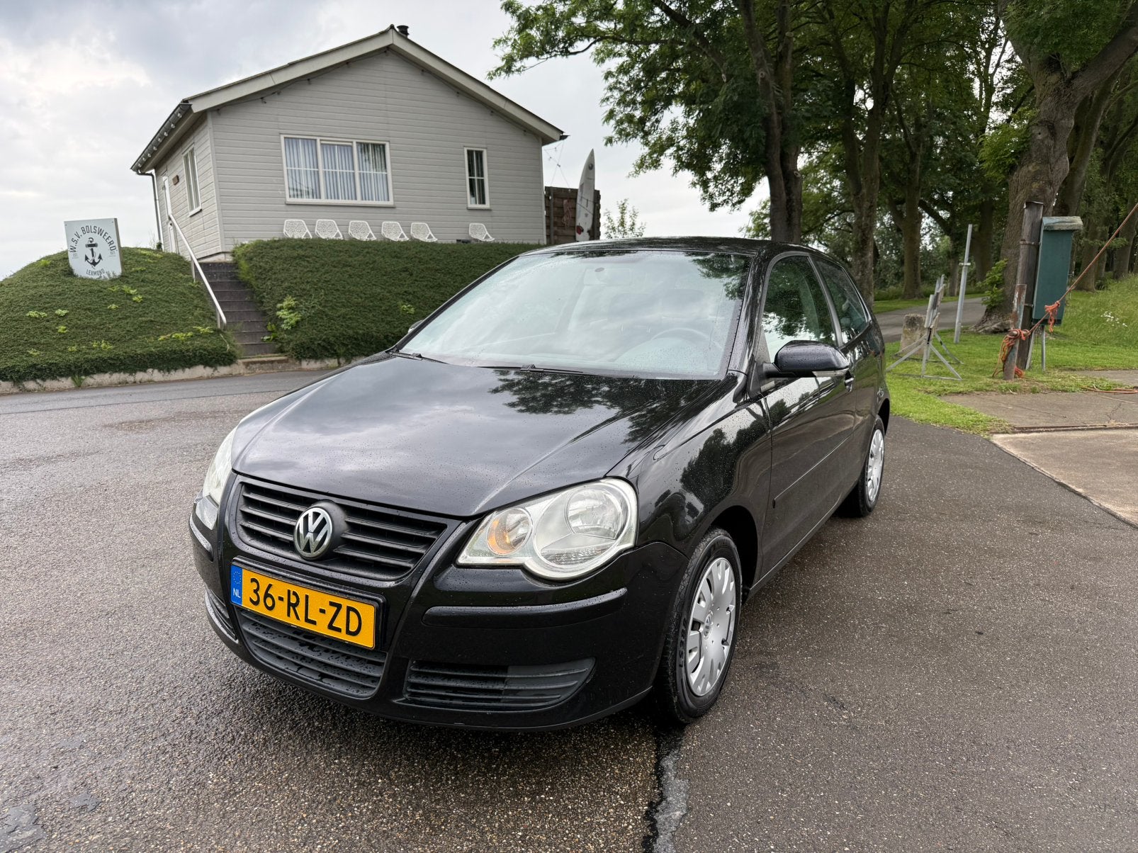 Volkswagen Polo 1.4 16V Turijn 2005 Zwart, Auto's, Volkswagen, Particulier, Polo, Benzine, C, Hatchback, Handgeschakeld, Origineel Nederlands