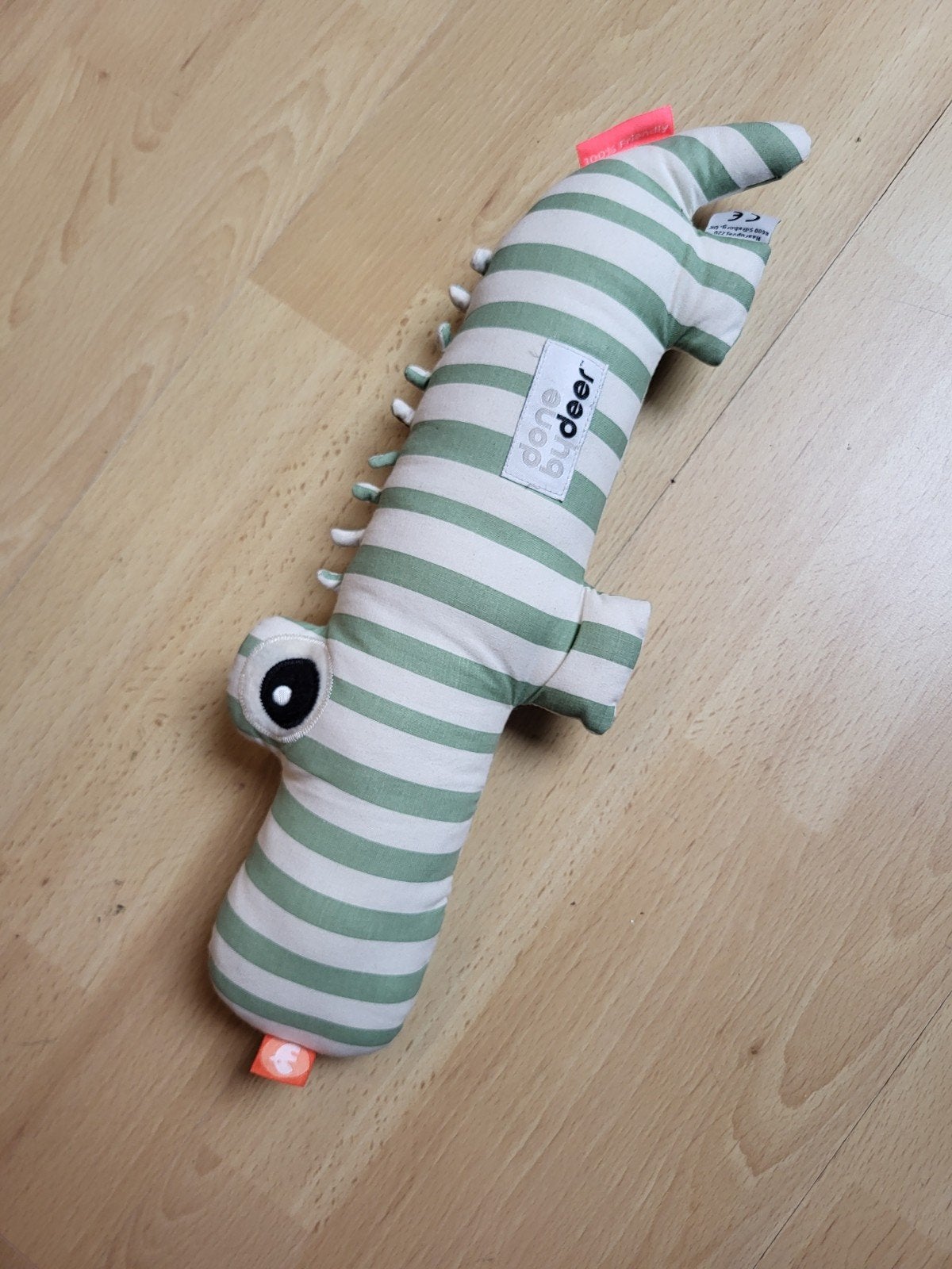 Done by Deer Krokodil Knuffel - Zo goed als nieuw, Ophalen of Verzenden, Zo goed als nieuw, Overige typen