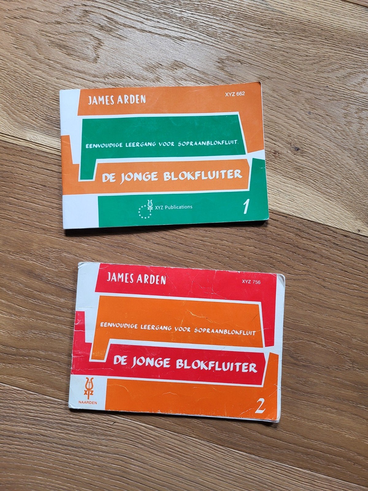 De jonge blokfluiter deel 1 en 2, Gebruikt, Les of Cursus, Ophalen of Verzenden, Blokfluit