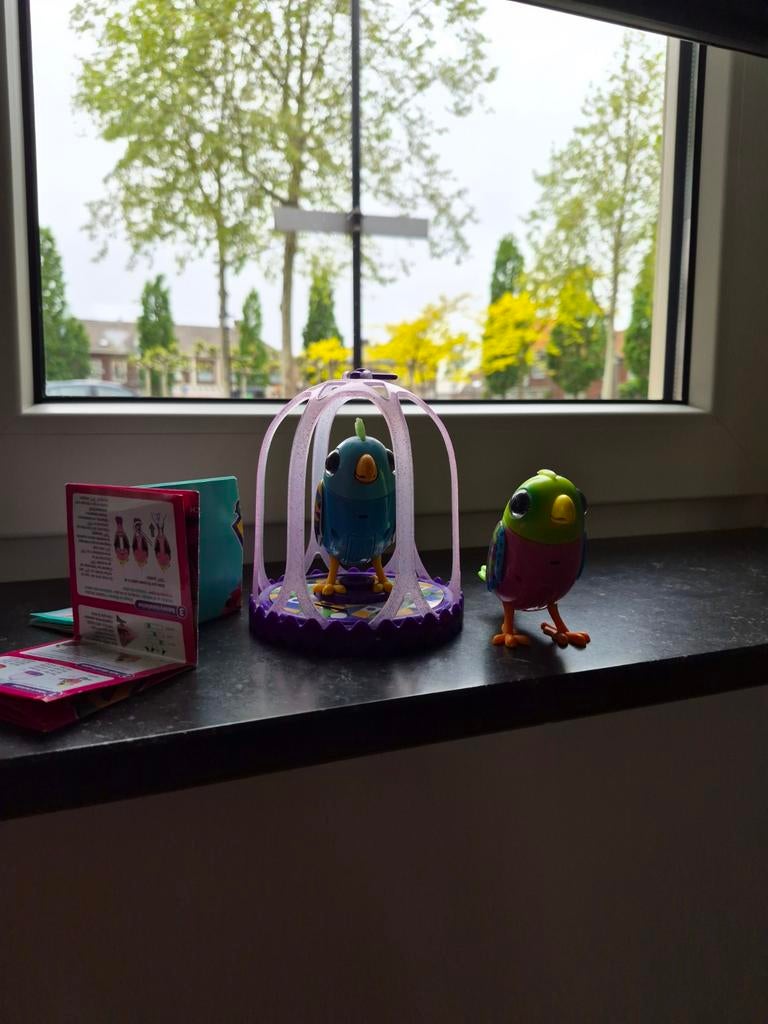 Little Live Pets Vogels in kooi en losse vogel, Ophalen of Verzenden, Zo goed als nieuw, Jongen of Meisje