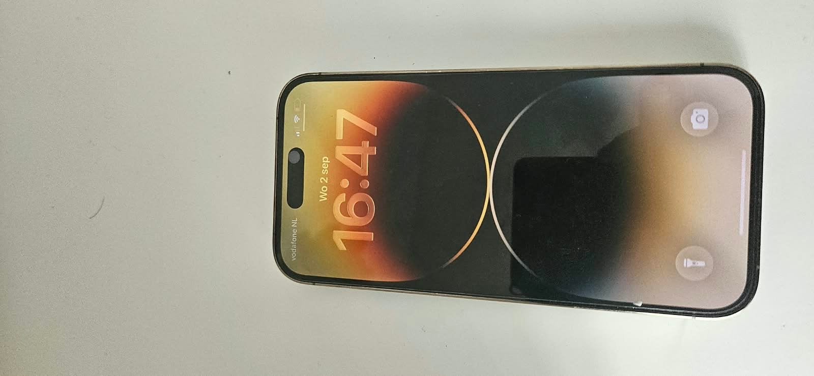 iPhone 14 Pro 128GB Goud - Incl. Doos, Hoesje & Bescherming, Ophalen, Goud, 128 GB, Gebruikt