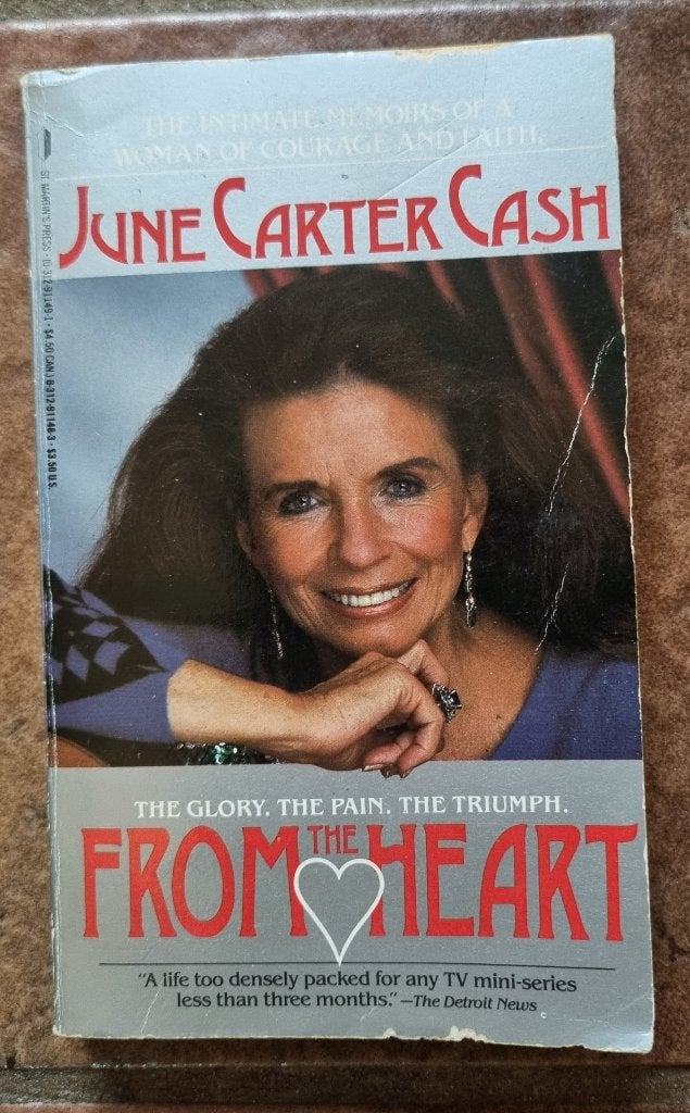 June Carter Cash boek From the Heart, Ophalen of Verzenden, Gelezen