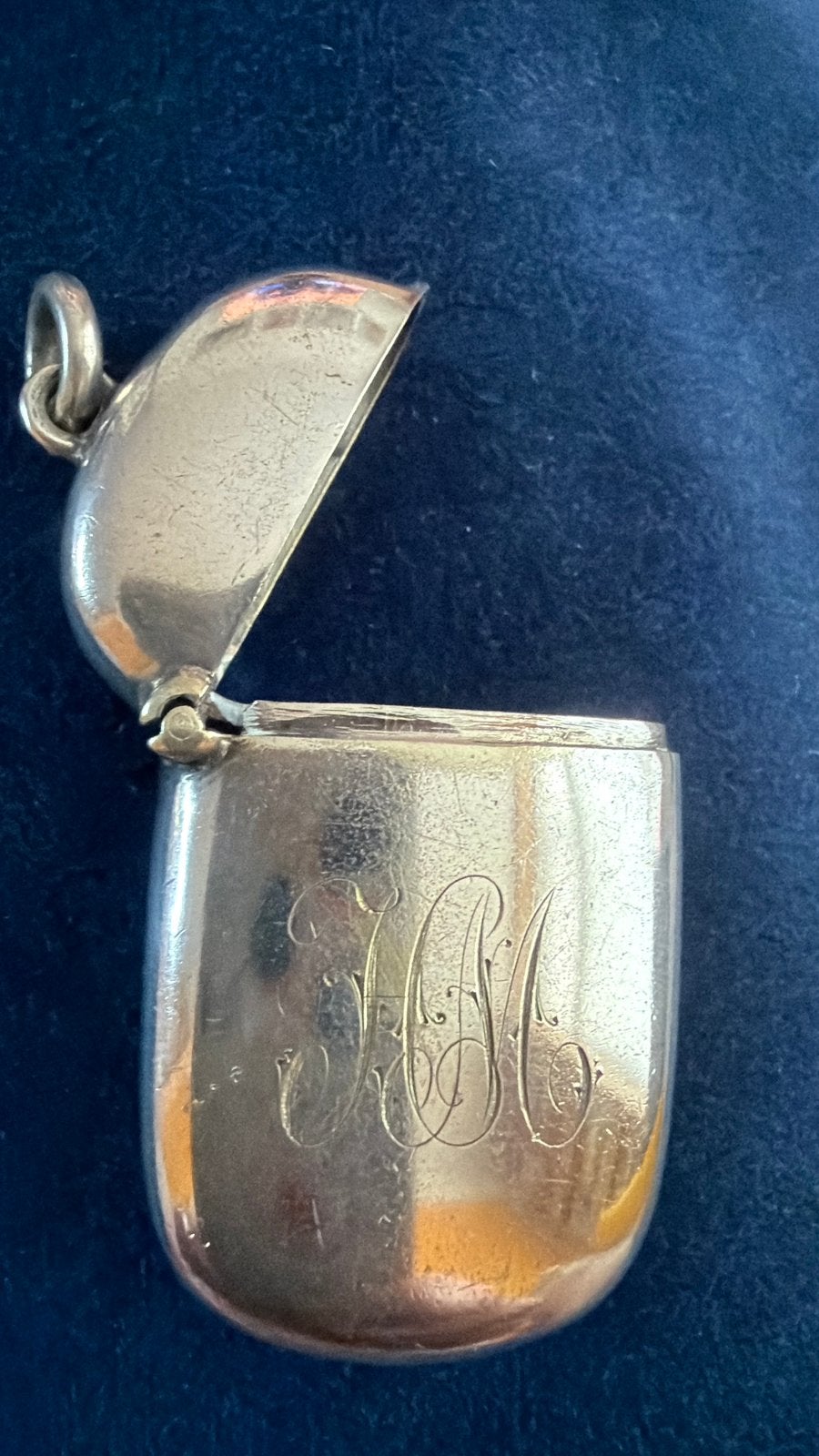 Antieke zilveren Vesta case, Frankrijk, 1880-1910, Antiek en Kunst, Verzenden