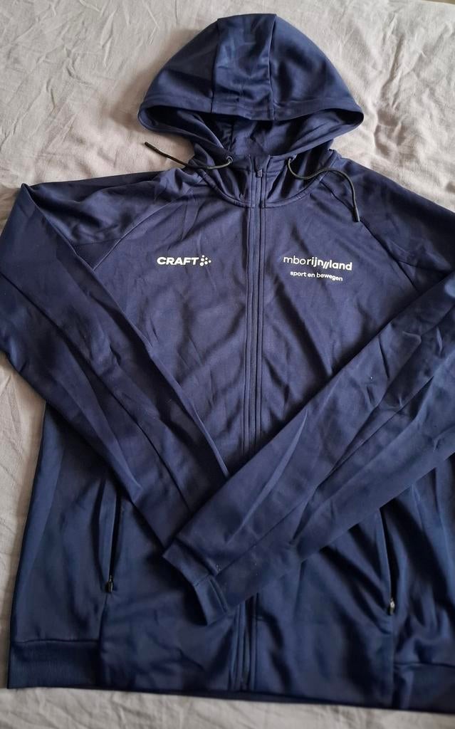 Craft Hoodie MBO Rijnland Sport en Bewegen Maat XL, Craft, Blauw, Maat 56/58 (XL), Ophalen of Verzenden