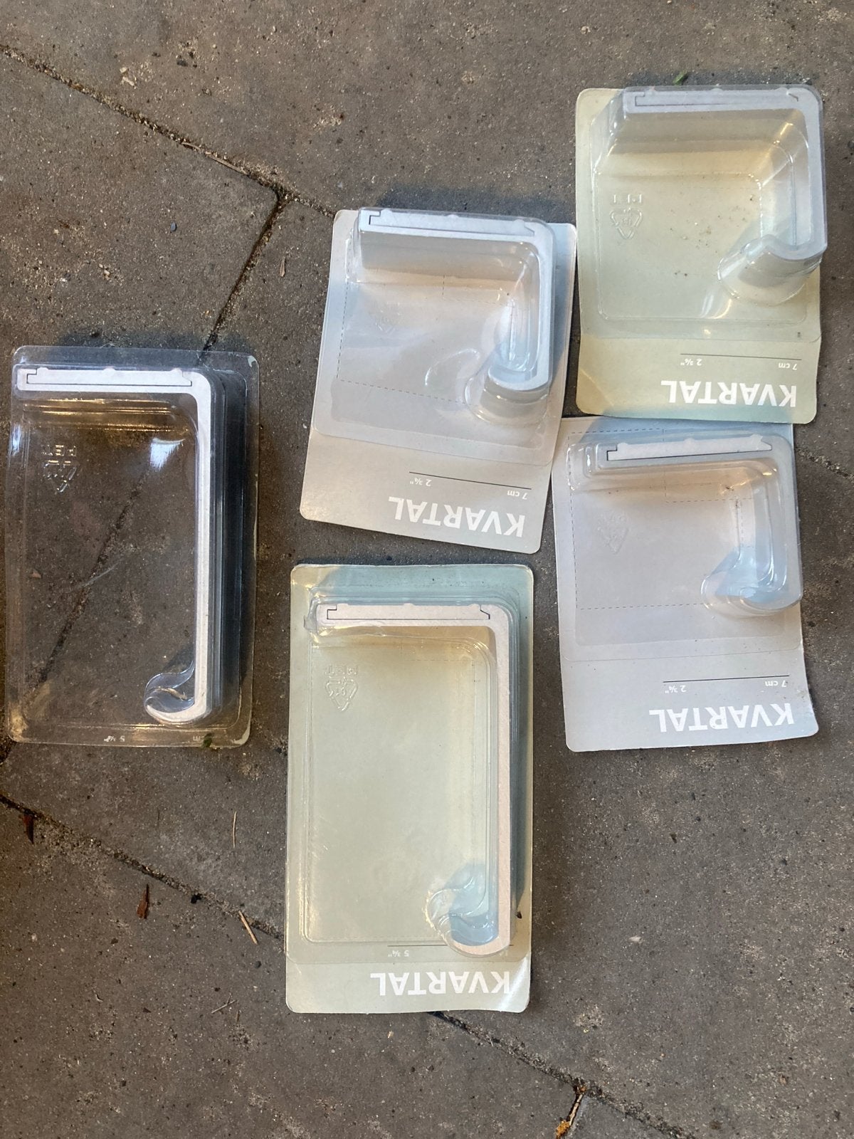 Gratis Kvartal gordijnhaken/ophangers, Ophalen, Met haken, Gebruikt, Wit
