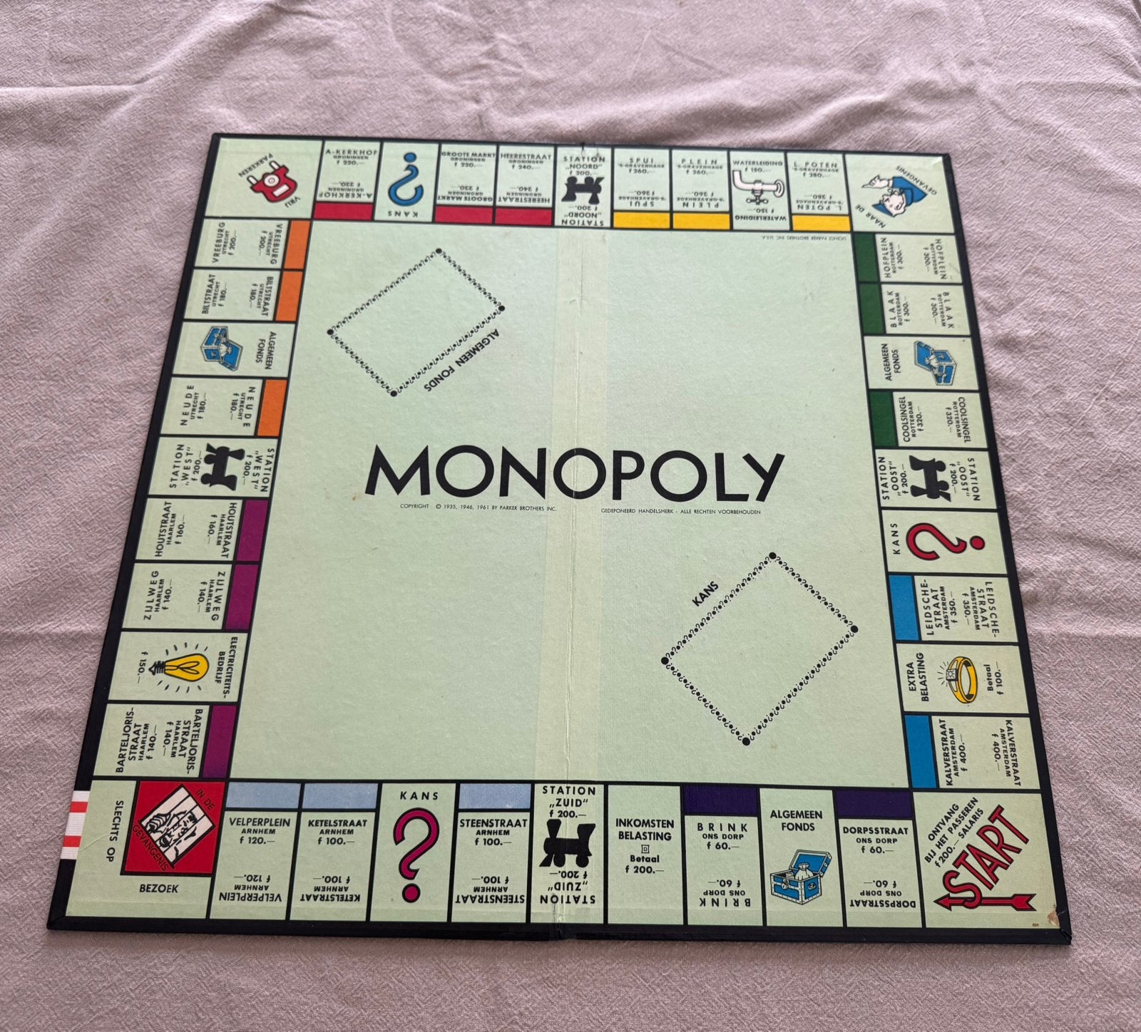 Monopoly de Luxe 1961, Hobby en Vrije tijd, Gezelschapsspellen | Bordspellen, Ophalen of Verzenden, Zo goed als nieuw
