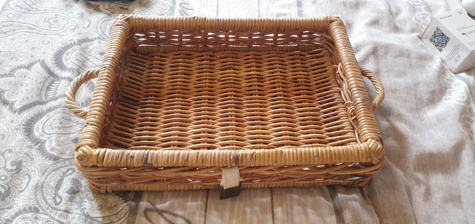 tray rivièra Maison, Ophalen, Zo goed als nieuw, Rond, Riet