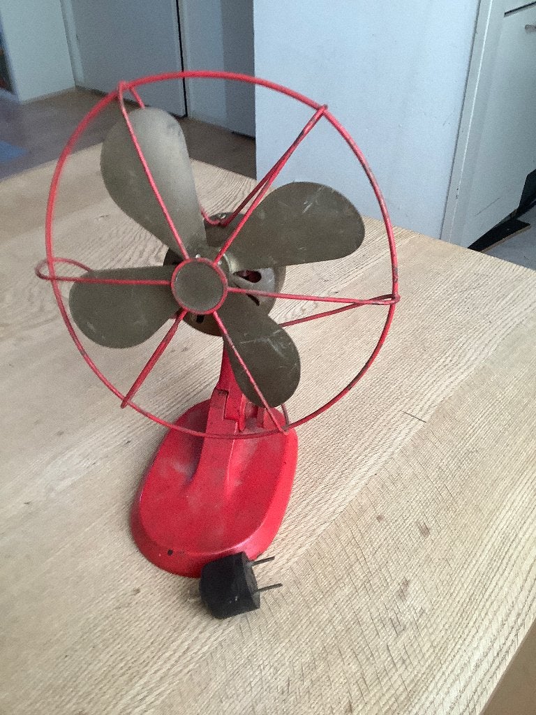 Antieke ventilator, Verzamelen, Retro, Ophalen of Verzenden, Huis en Inrichting