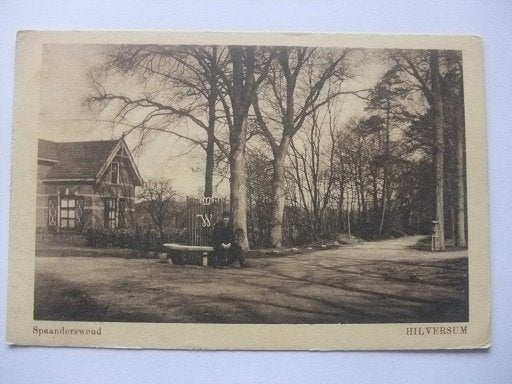 P293 Hilversum - Spaanderswoud - 1918, Verzenden, Voor 1920, Gelopen, Noord-Holland