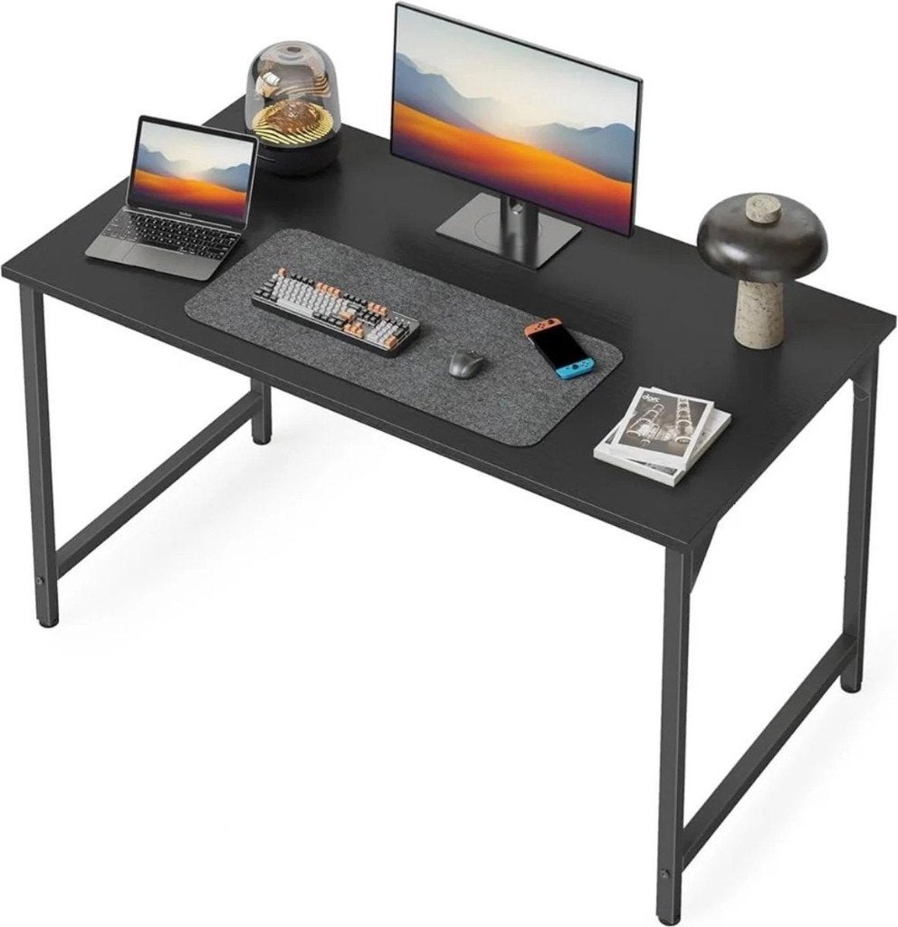 Bureau Tafel- Computer Tafel-100x50x75 cm-Zwart, Zwart, Hout, Ophalen of Verzenden, Zo goed als nieuw