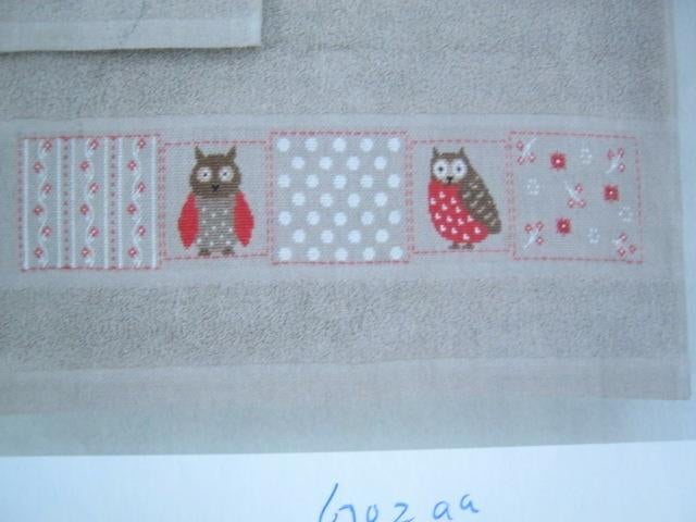 Borduurpatroon Rand met uil uiltjes  nr 6702, Verzenden, Nieuw, Handborduren, Patroon