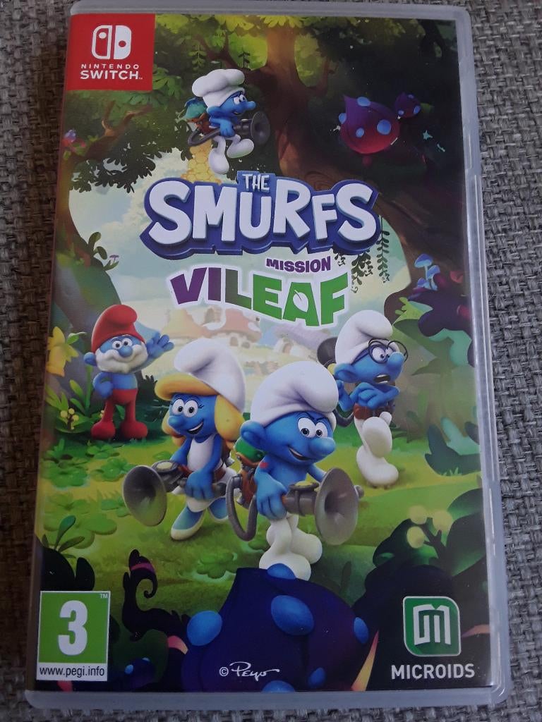 Nintendo Switch Game The Smurfs Mission Vileaf, Avontuur en Actie, 1 speler, Ophalen of Verzenden, Zo goed als nieuw