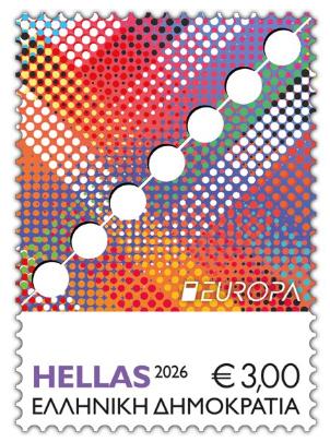 2026 Griekenland Europa zegel, 70 jaar Europa-zegels, Ophalen of Verzenden, Griekenland, Postfris