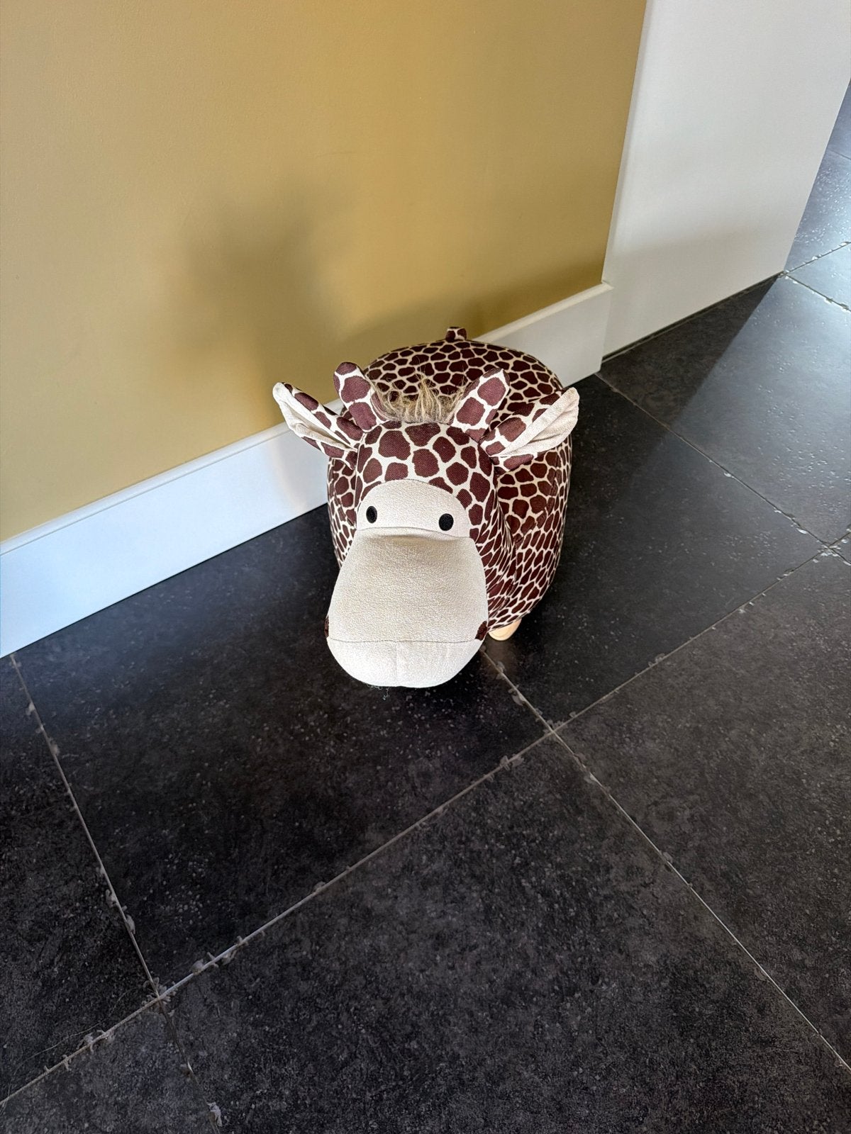 Leuk giraf krukje voor kinderkamer, Ophalen, Zo goed als nieuw, Overige materialen