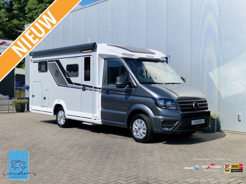 Knaus Van TI 640 MEG Vansation | VW Crafter Automaat | ACTIE, Caravans en Kamperen, Campers, Automaat, Tot en met 2, 6 tot 7 meter