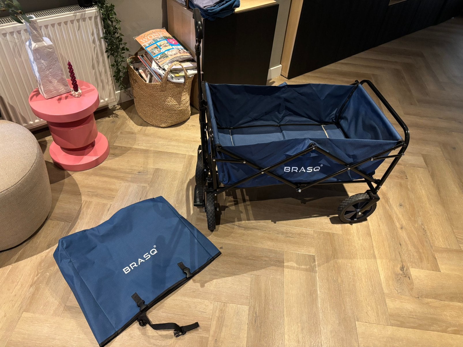 Nieuwe opvouwbare bolderkar met beschermhoes, Ophalen, Opvouwbaar, Nieuw