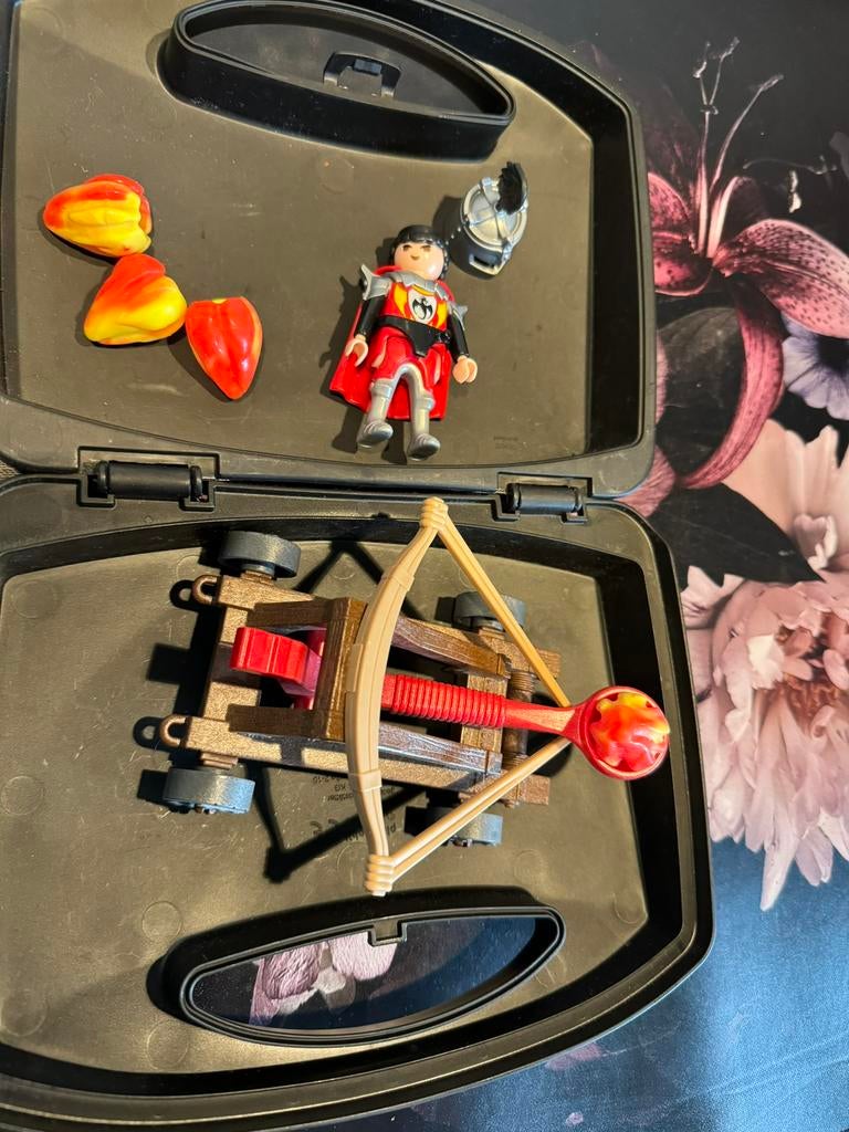 Playmobil 9106 knights katapult, Ophalen of Verzenden, Zo goed als nieuw