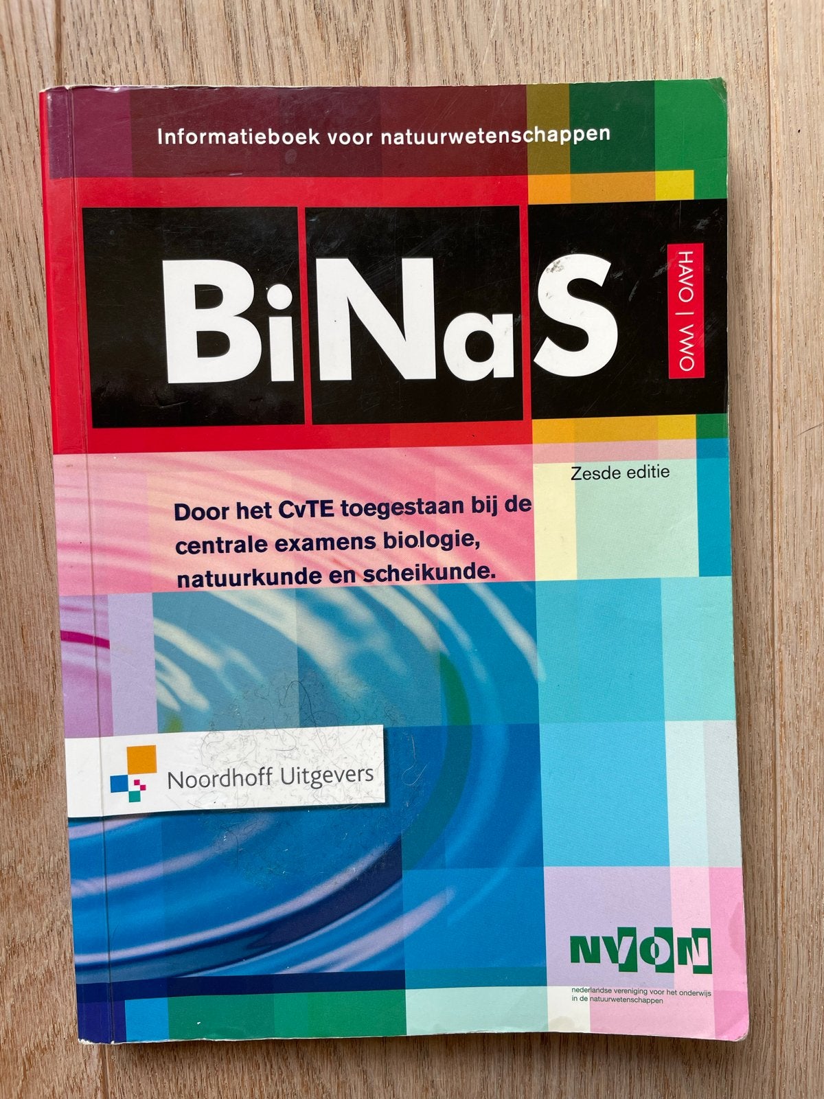 BiNaS Informatieboek Natuurwetenschappen 6e editie, Boeken, Ophalen of Verzenden, Beta, Gelezen, HBO