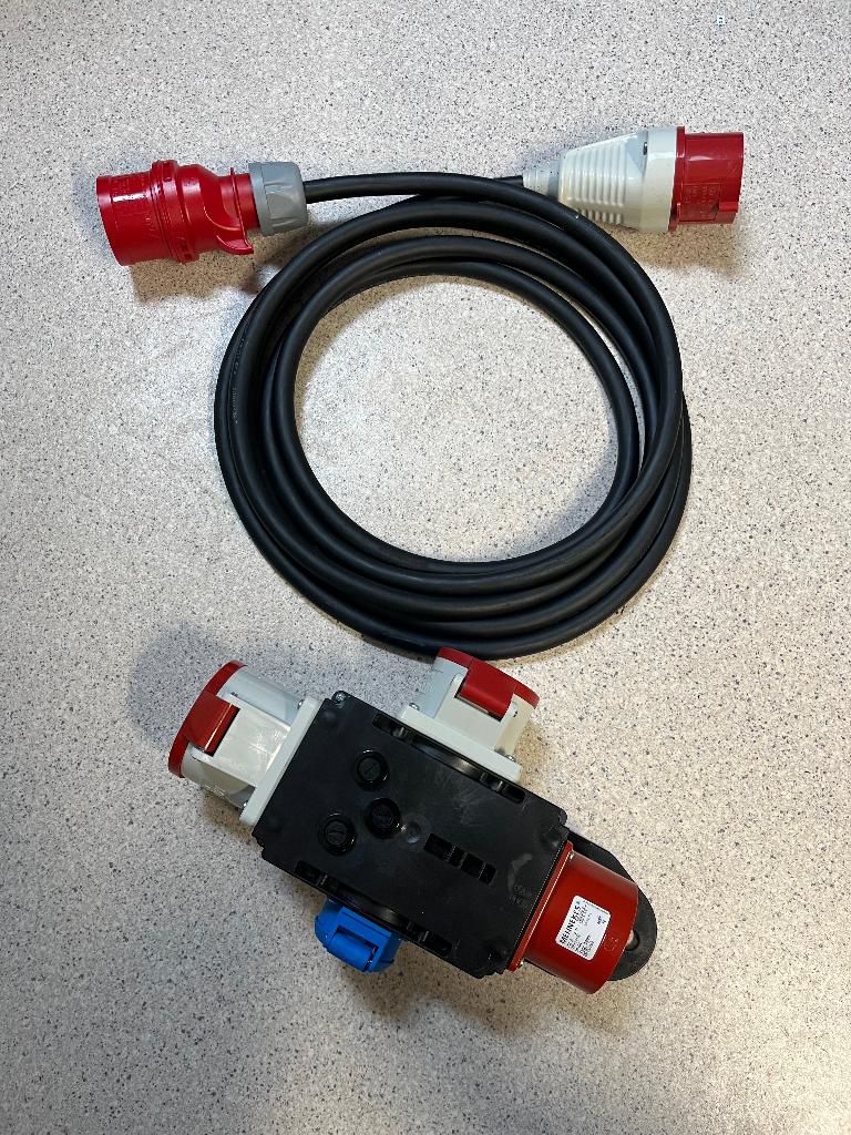 Schwabe MIXO Adapter MOSEL 60525 -stroomverdeler 400 V 32 A, Ophalen of Verzenden, Nieuw, Stopcontact