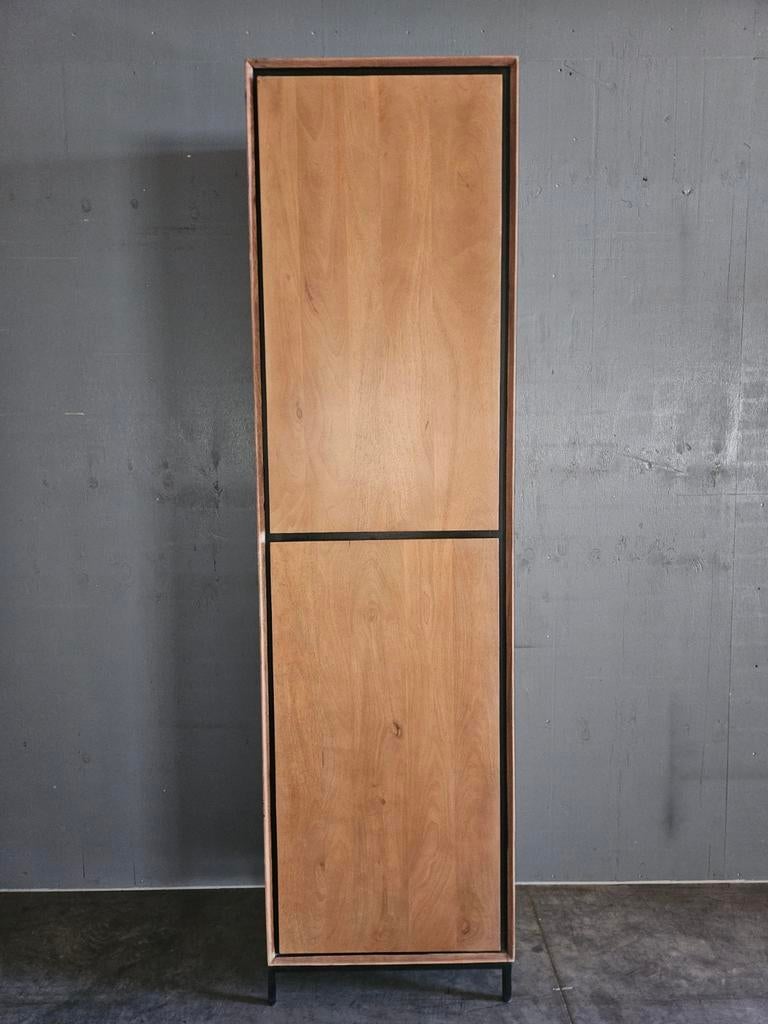 Kast van massief mangohout 55 cm breed, Huis en Inrichting, Kasten | Boekenkasten, Ophalen