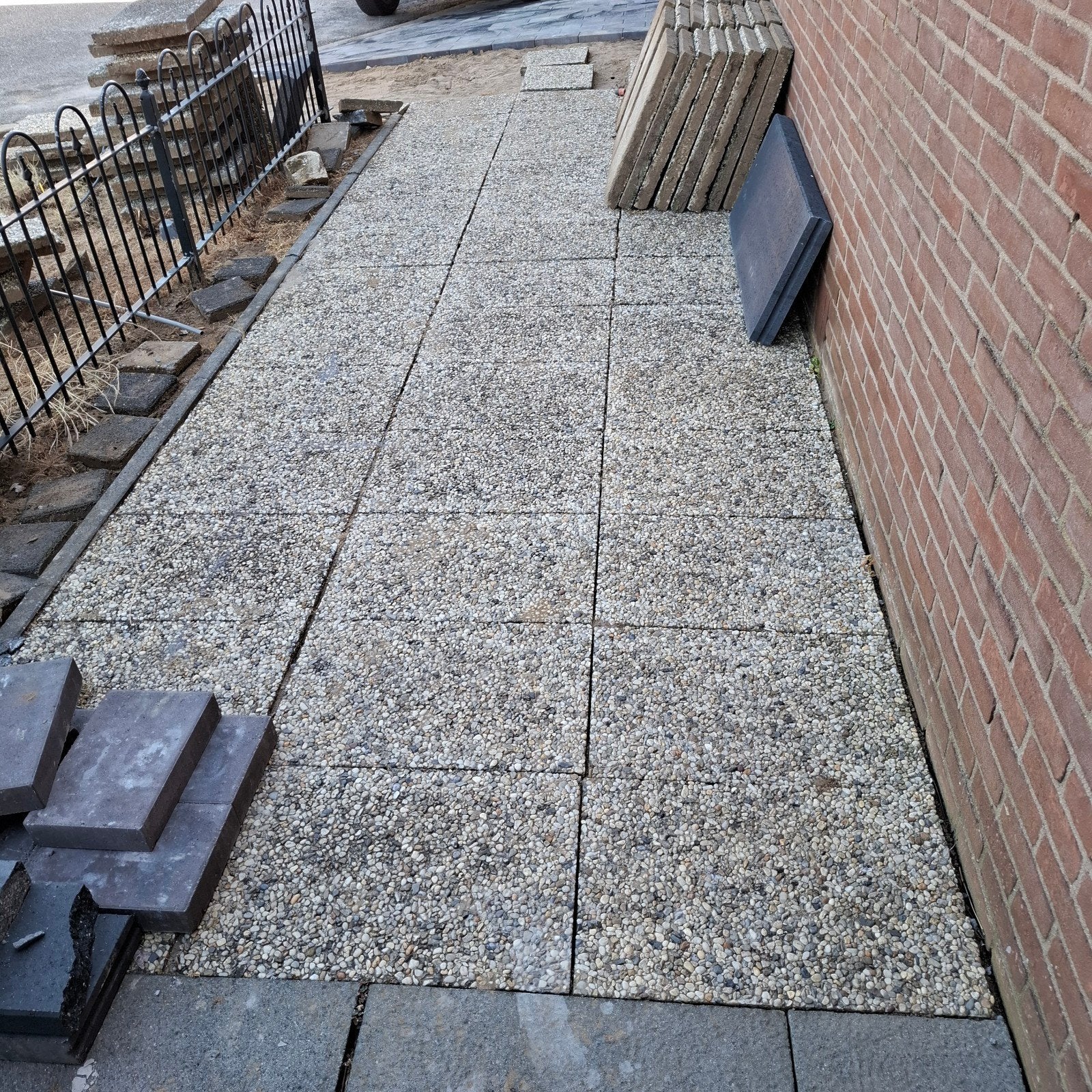 Tuin tegels 6040, Ophalen, Beton, Terrastegels