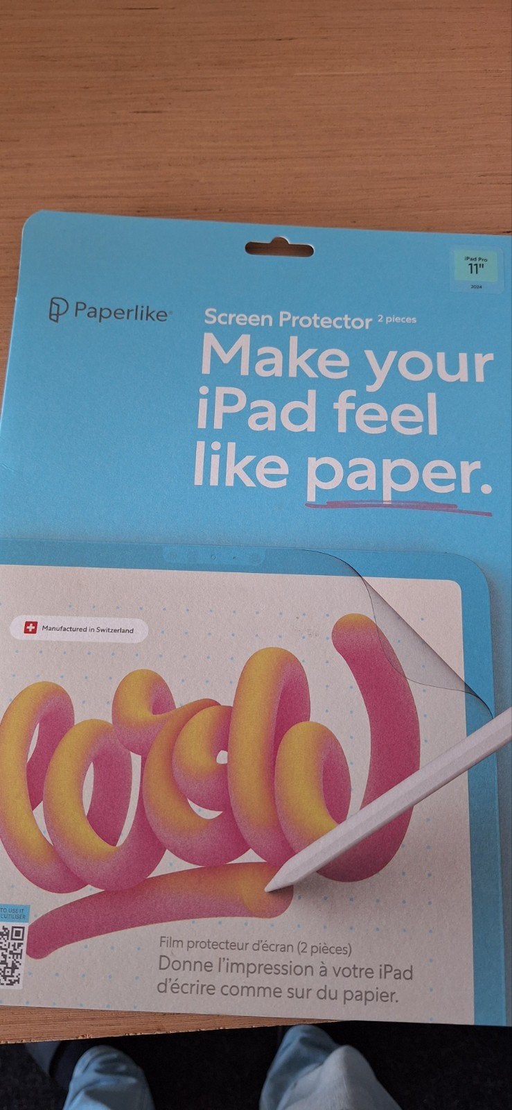Paperlike Screenprotector iPad Pro 11 inch (2024) - Nieuw, 11 inch, Nieuw, Ophalen of Verzenden, Apple iPad Pro
