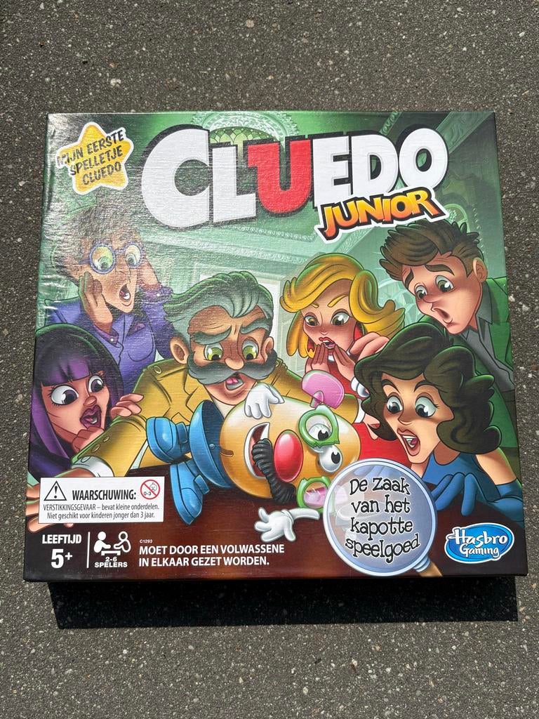 Cluedo Junior Bordspel - De zaak van het kapotte speelgoed!, Hobby en Vrije tijd, Gezelschapsspellen | Bordspellen, Vijf spelers of meer