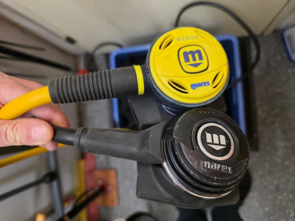 2 kratten duikspullen oa stabjack octopus duikfles 15 liter, Watersport en Boten, Duiken, Ophalen, Gebruikt, Overige typen