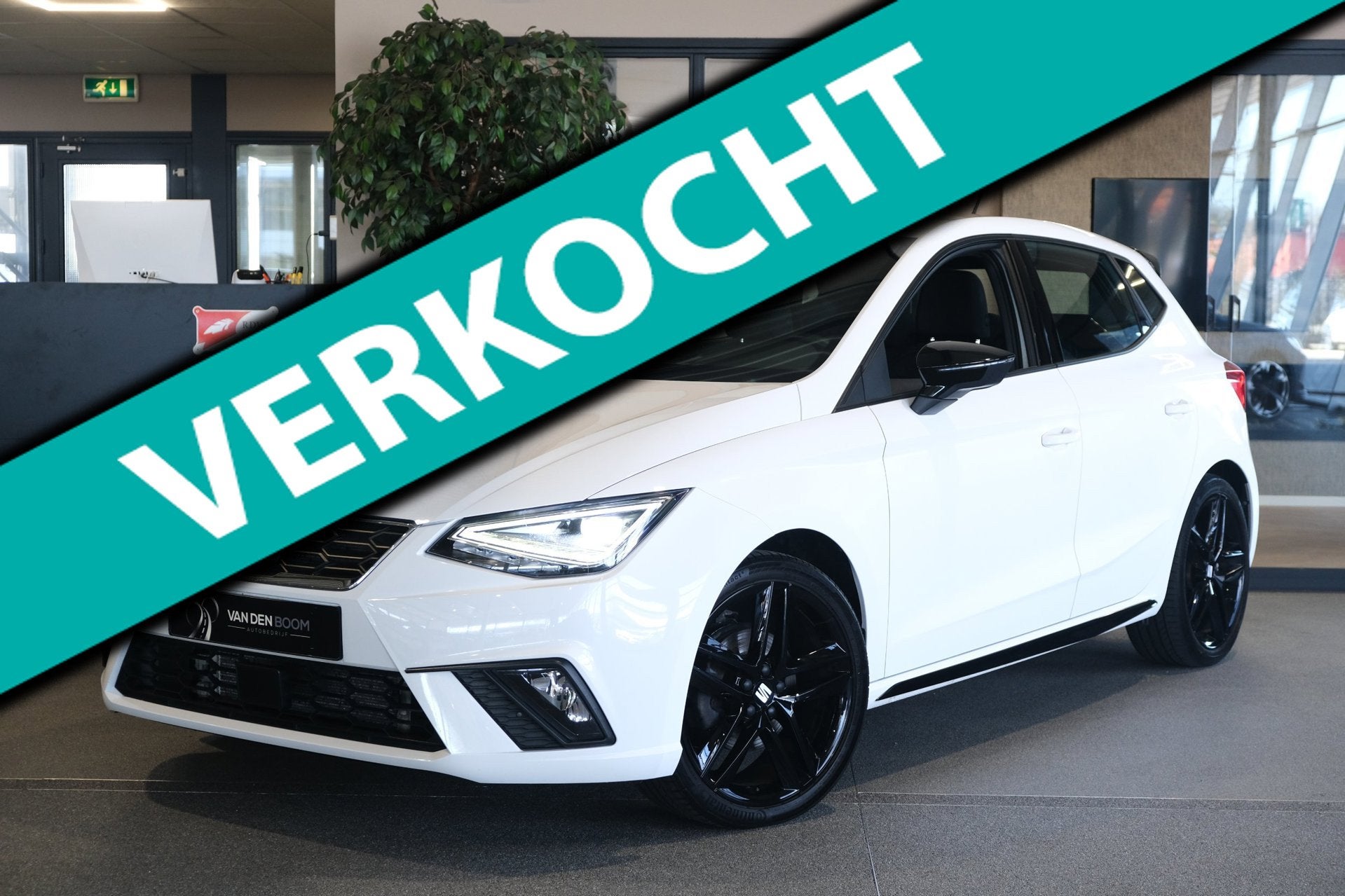 Seat Ibiza 1.0 EcoTSI FR 110PK Black Edition Virtual Led Nav, Auto's, Seat, Voorwielaandrijving, Stof, Gebruikt, 580 kg