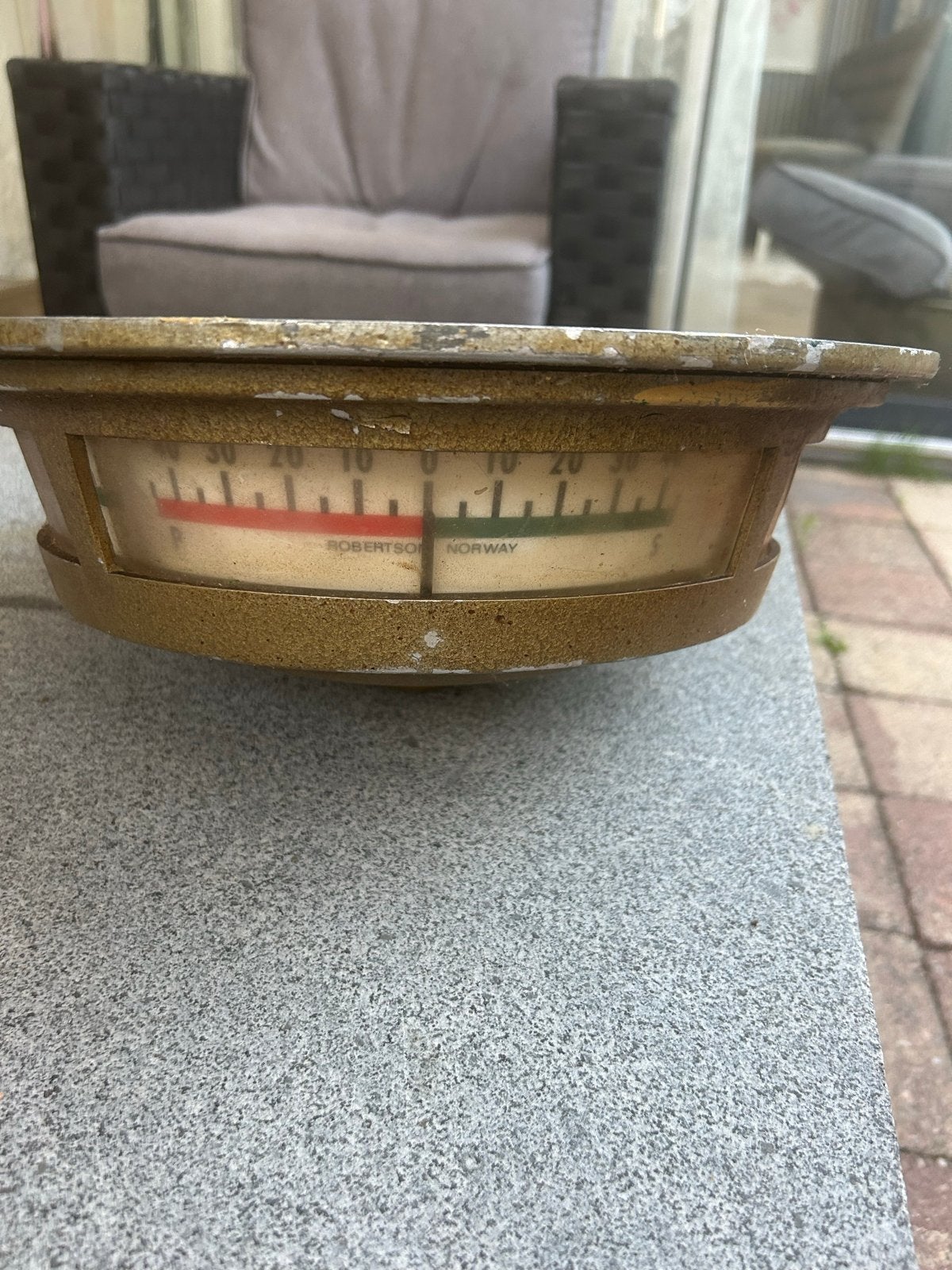 Oude Robertson Norway Scheeps-clinometer / Hellingmeter, Ophalen of Verzenden