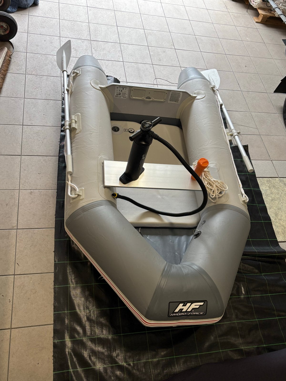 Hydro-Force Opblaasboot, rubberboot, bijboot, Ophalen, Zo goed als nieuw