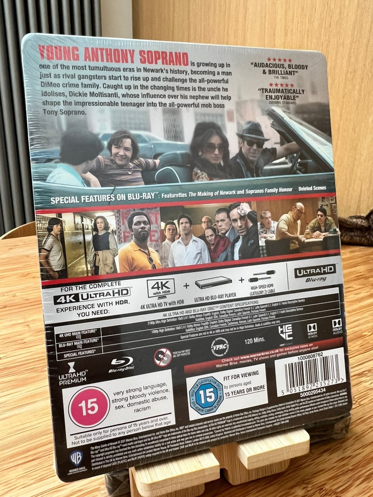 Foto 3 van Many Saints of Newark 4K Steelbook +Blu-ray| NIEUW |Sopranos
