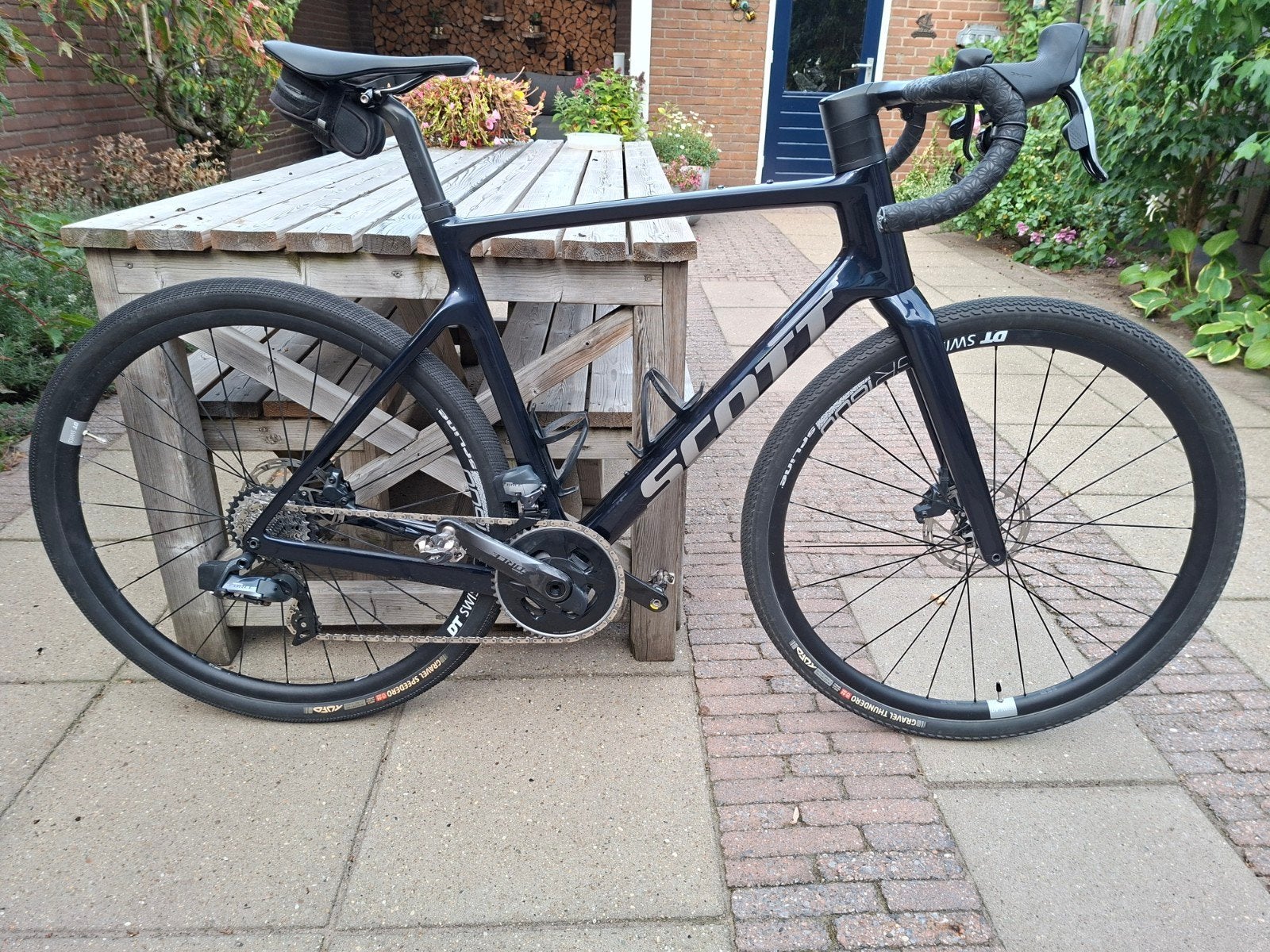 Scott Addict 10 gravel L / 56 Sram force axs, Fietsen en Brommers, Carbon, Meer dan 20 versnellingen, 53 tot 57 cm, Ophalen