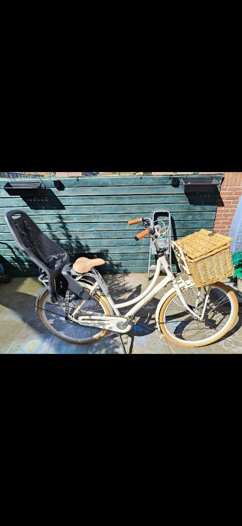 Dames fiets met kinderzitje, Ophalen, Gebruikt, Overige merken