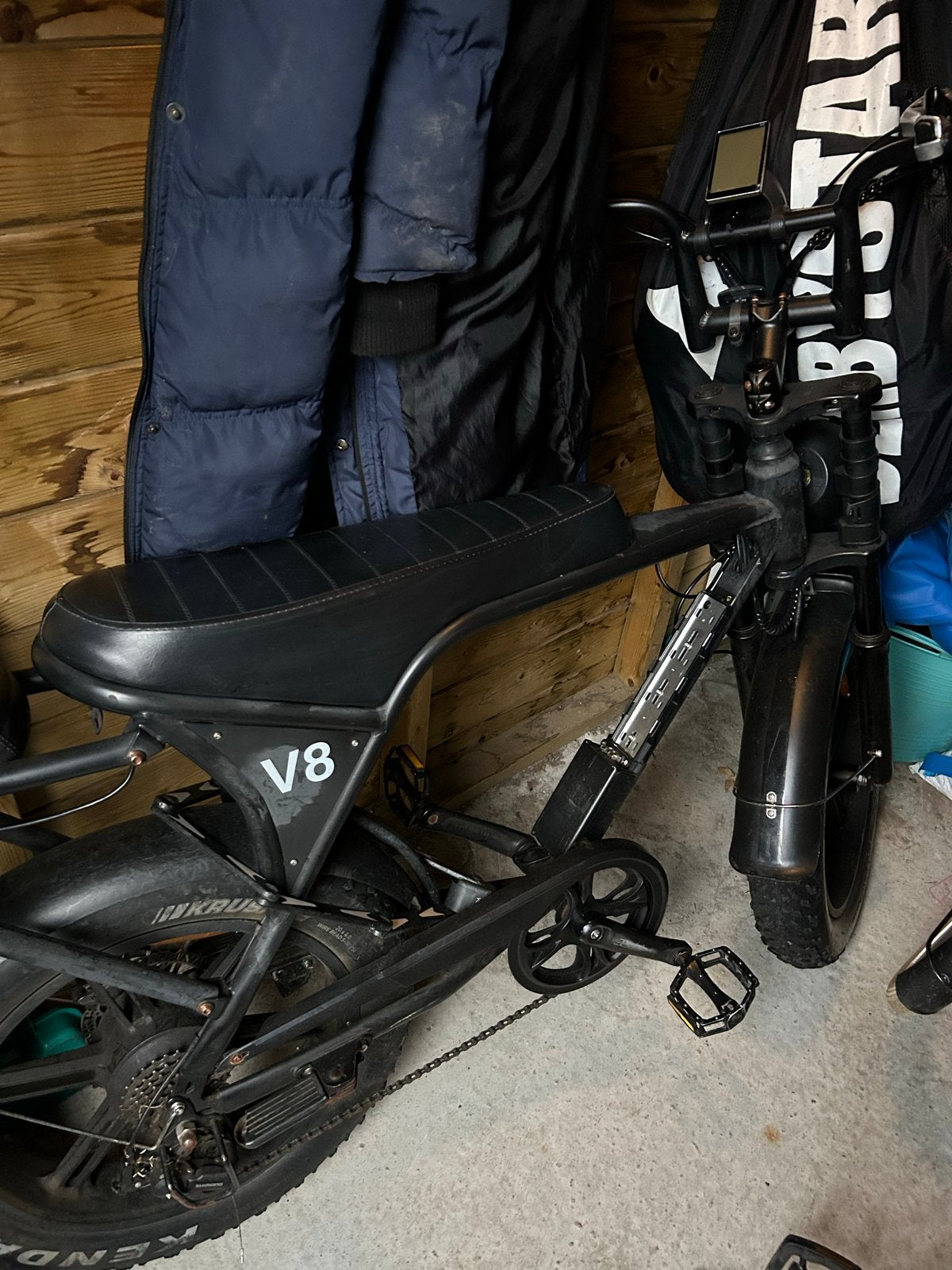 Ouxi V8 E-bike zonder accu - Gebruikssporen, Ophalen, Gebruikt, Overige merken